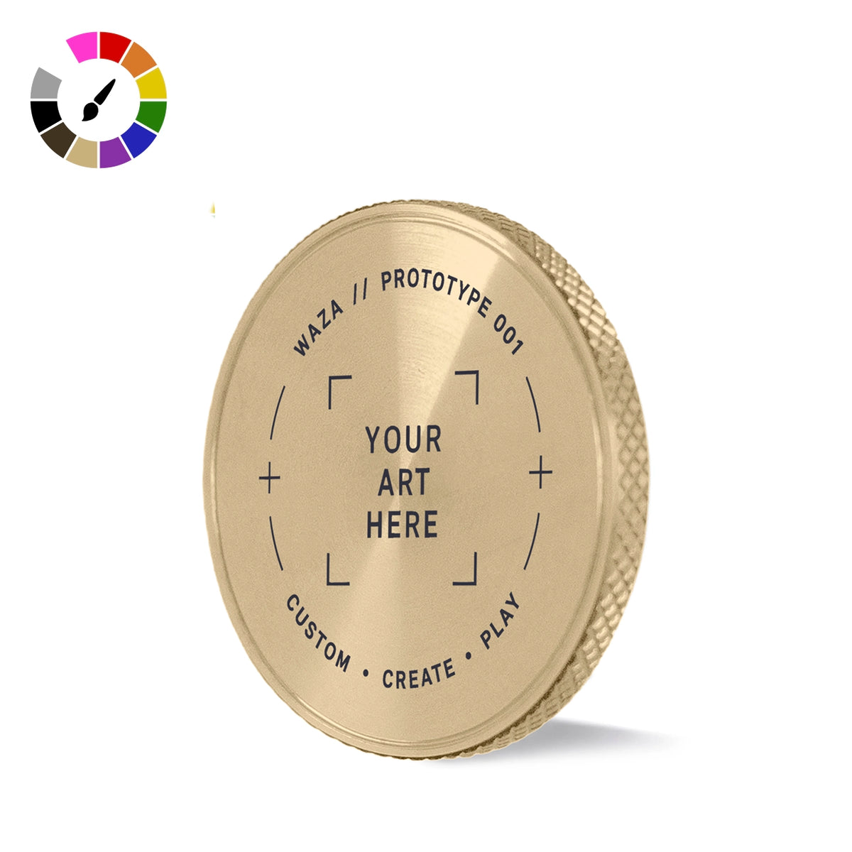 Custom Diamond Knurled Brass Ball Marker
