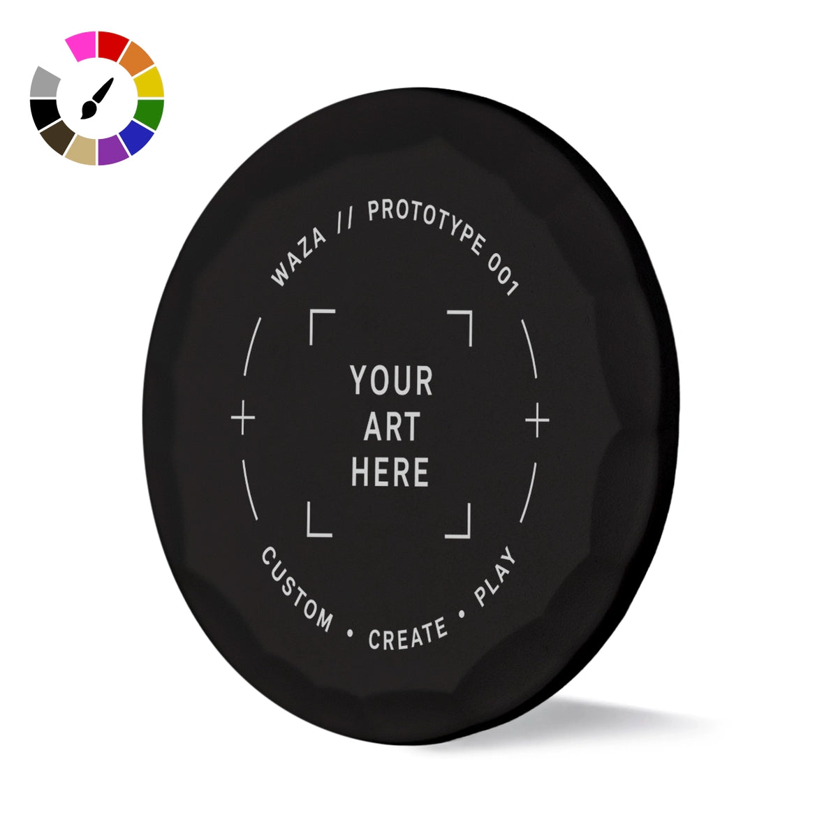 Custom Black Hammered Ball Marker