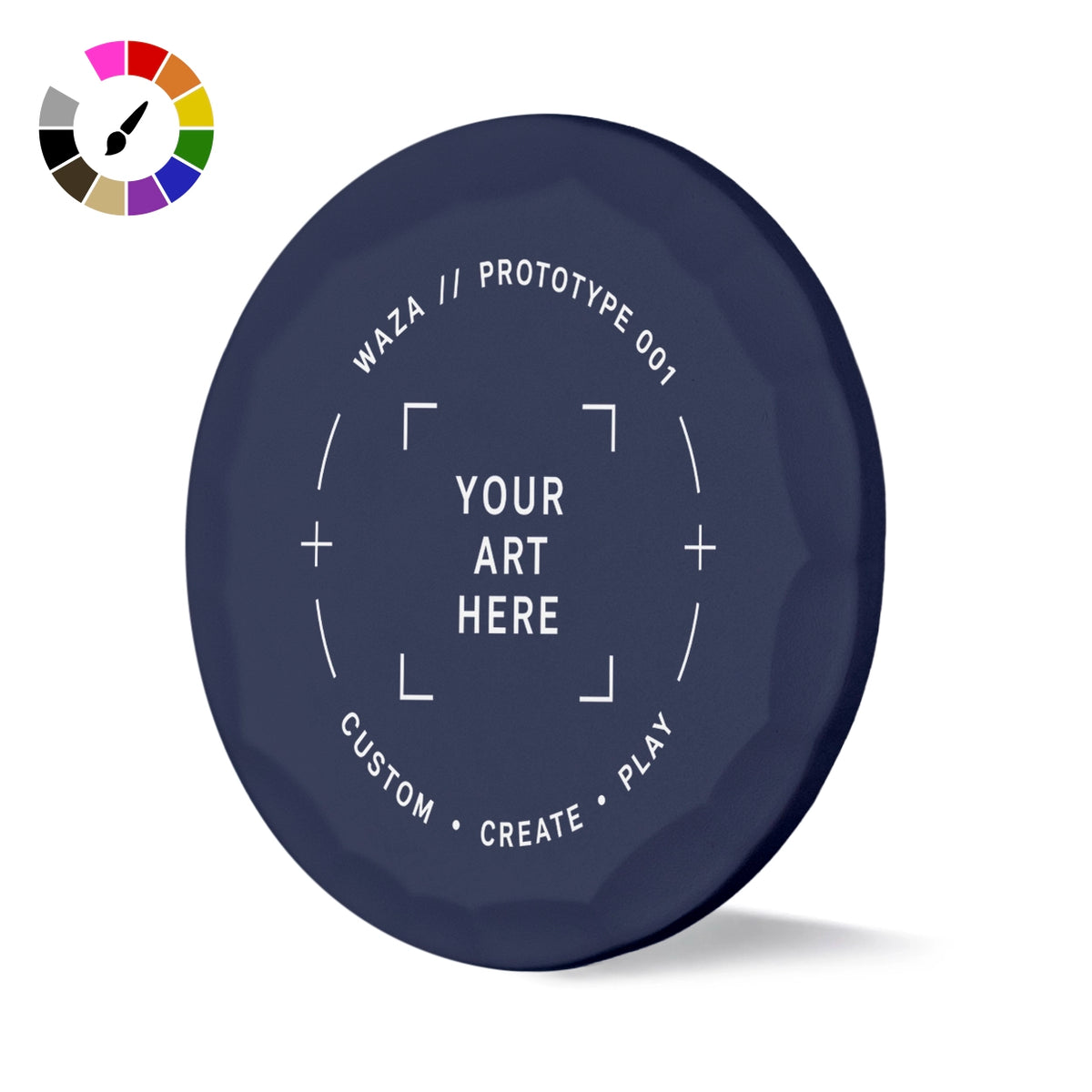 Custom Blue Hammered Ball Marker