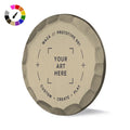 Custom Aged Brass Hammered Ball Marker