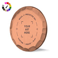 Custom Aged Copper Hammered Ball Marker