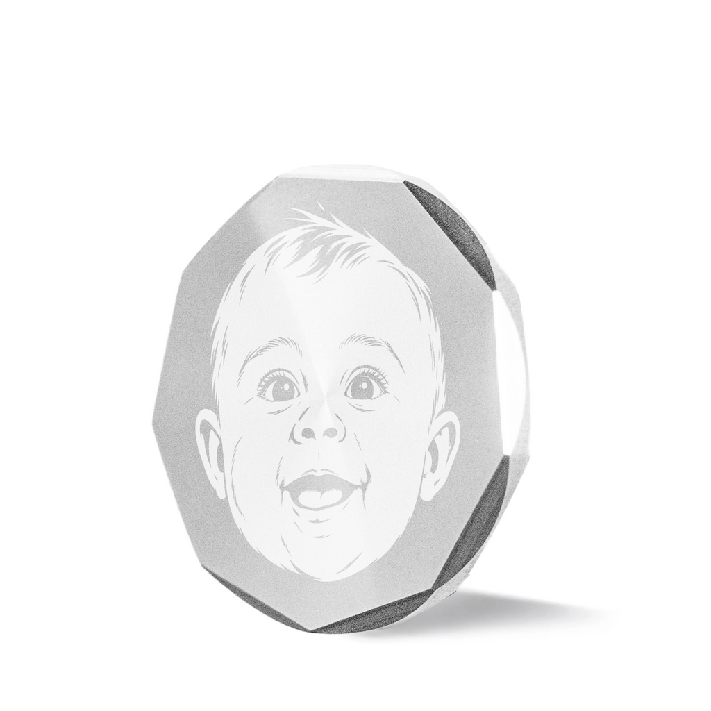 Memory custom photo golf ball marker with engraved memory photo