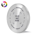 Custom Milled Edge Stainless Steel Ball Marker