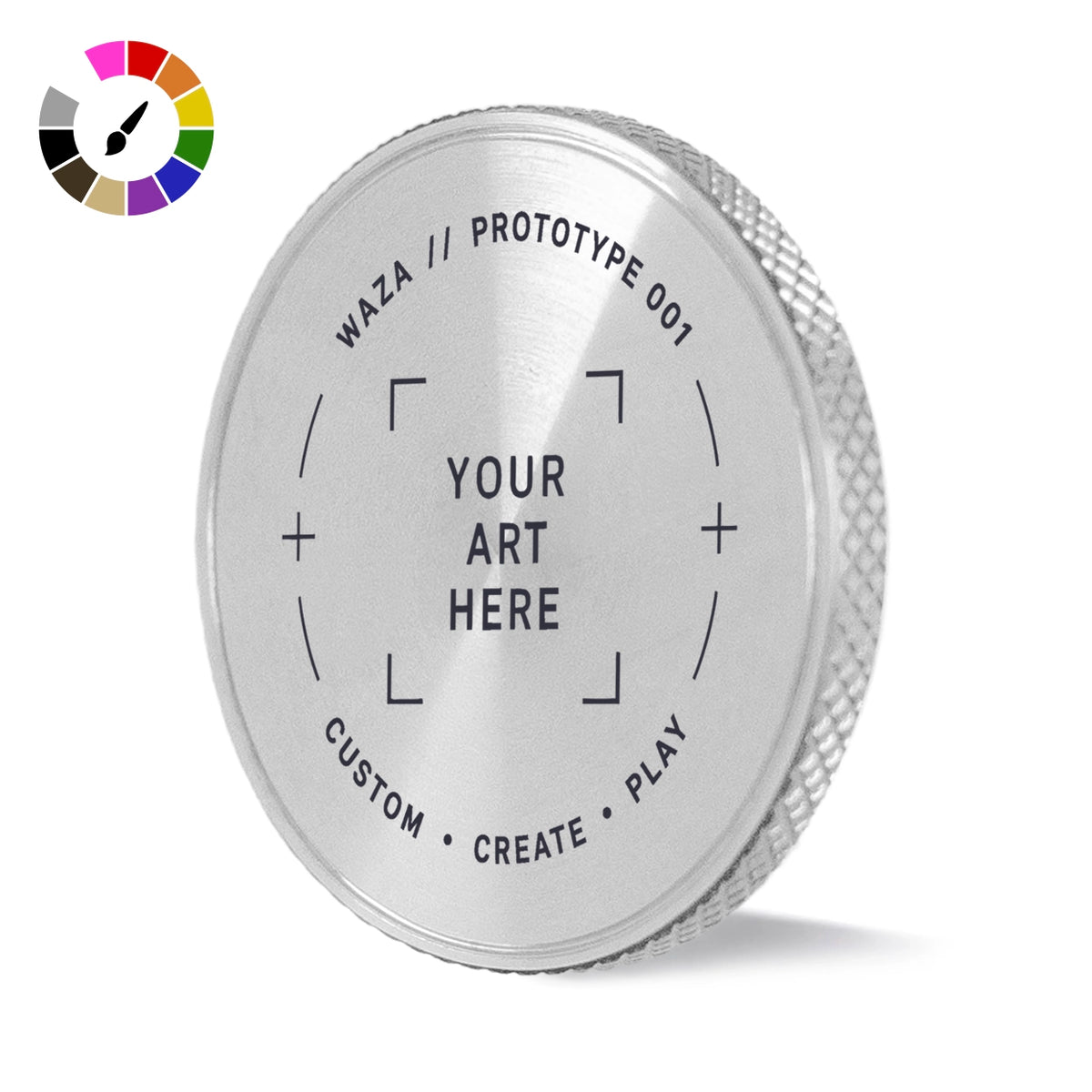 Custom Milled Edge Stainless Steel Ball Marker