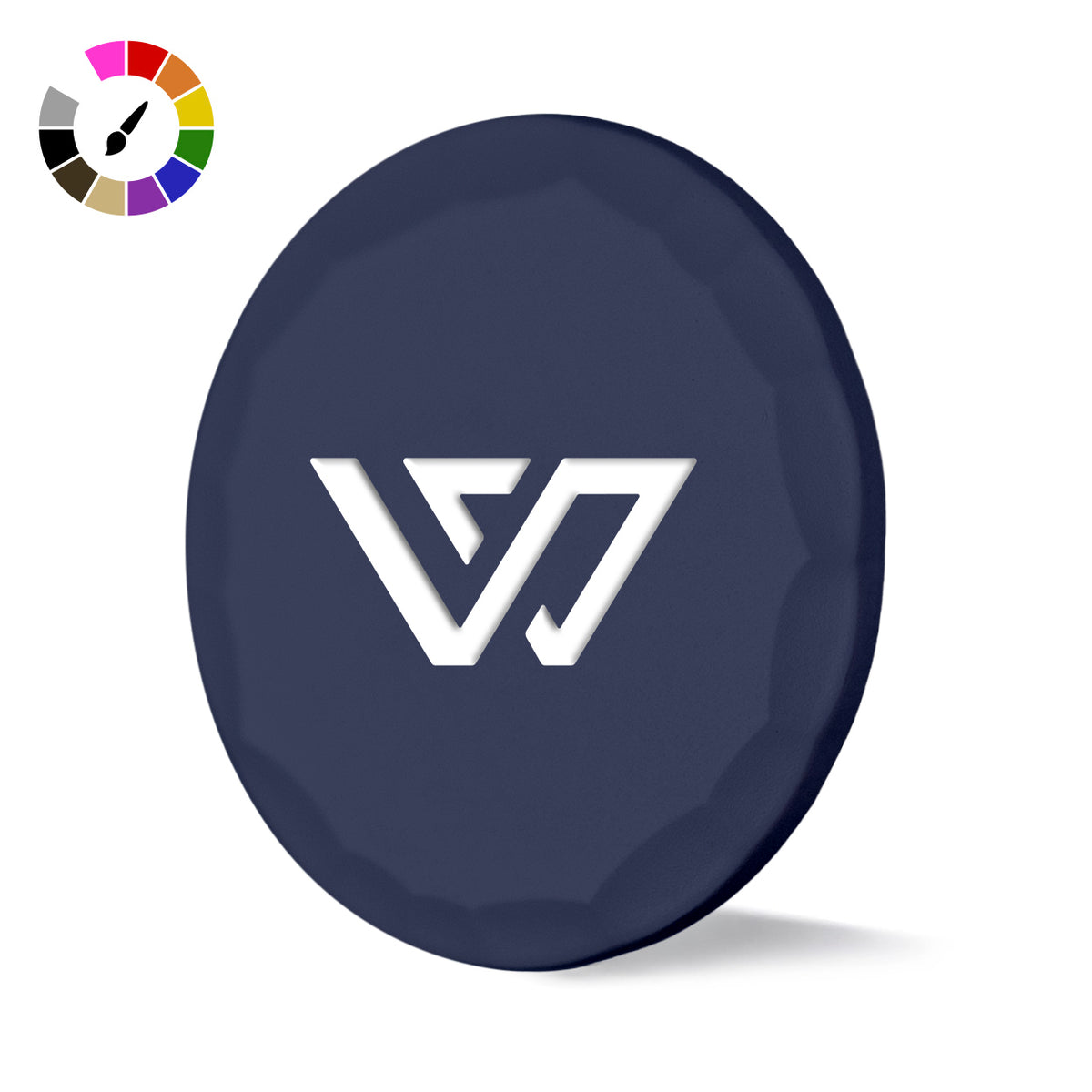 WAZA "Dub" Blue Hammered Ball Marker
